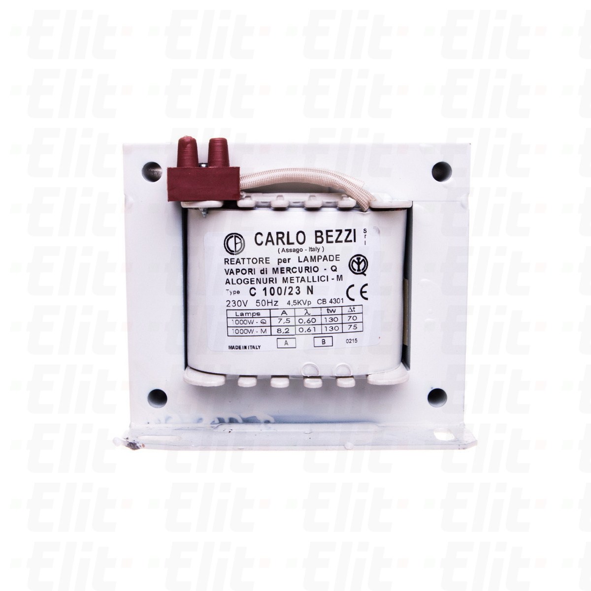 Statecznik do lamp wyładowczych (rtęć/metal.) 1000W 8,2-7,5 A 230V C100/23N CB4301