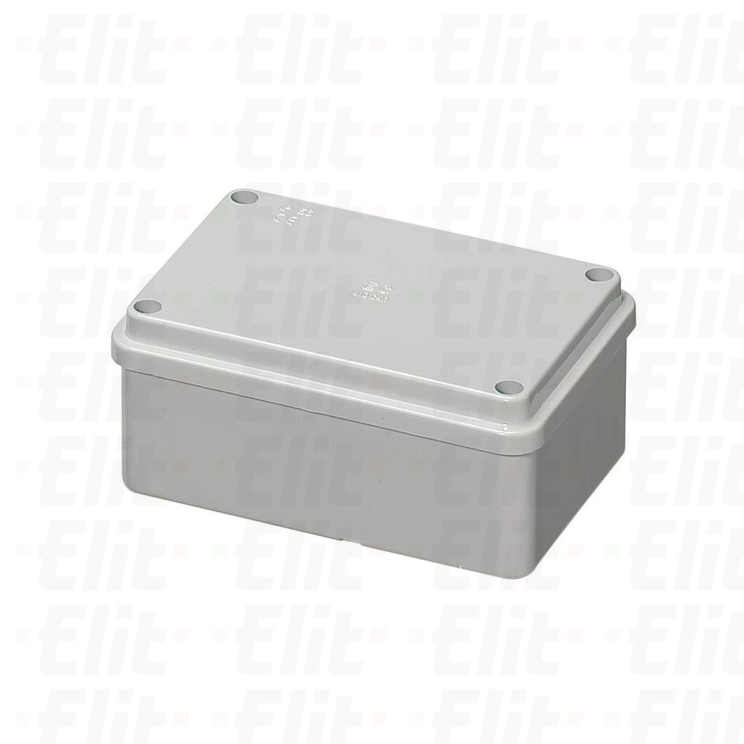Puszka samogasnąca n/t gładka herm.IP56 GWT 960°C szara PV 120x80x50