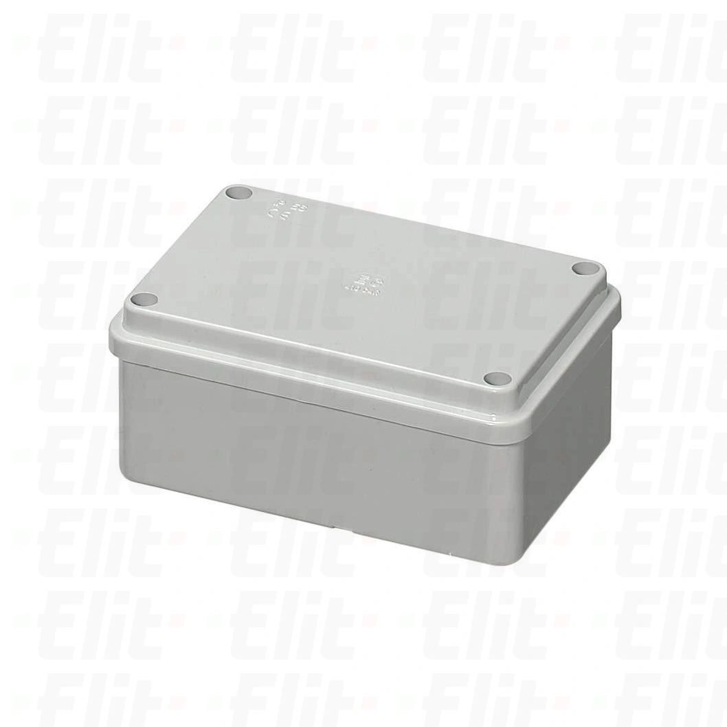 Puszka samogasnąca n/t gładka herm.IP56 GWT 960°C szara PV 120x80x50