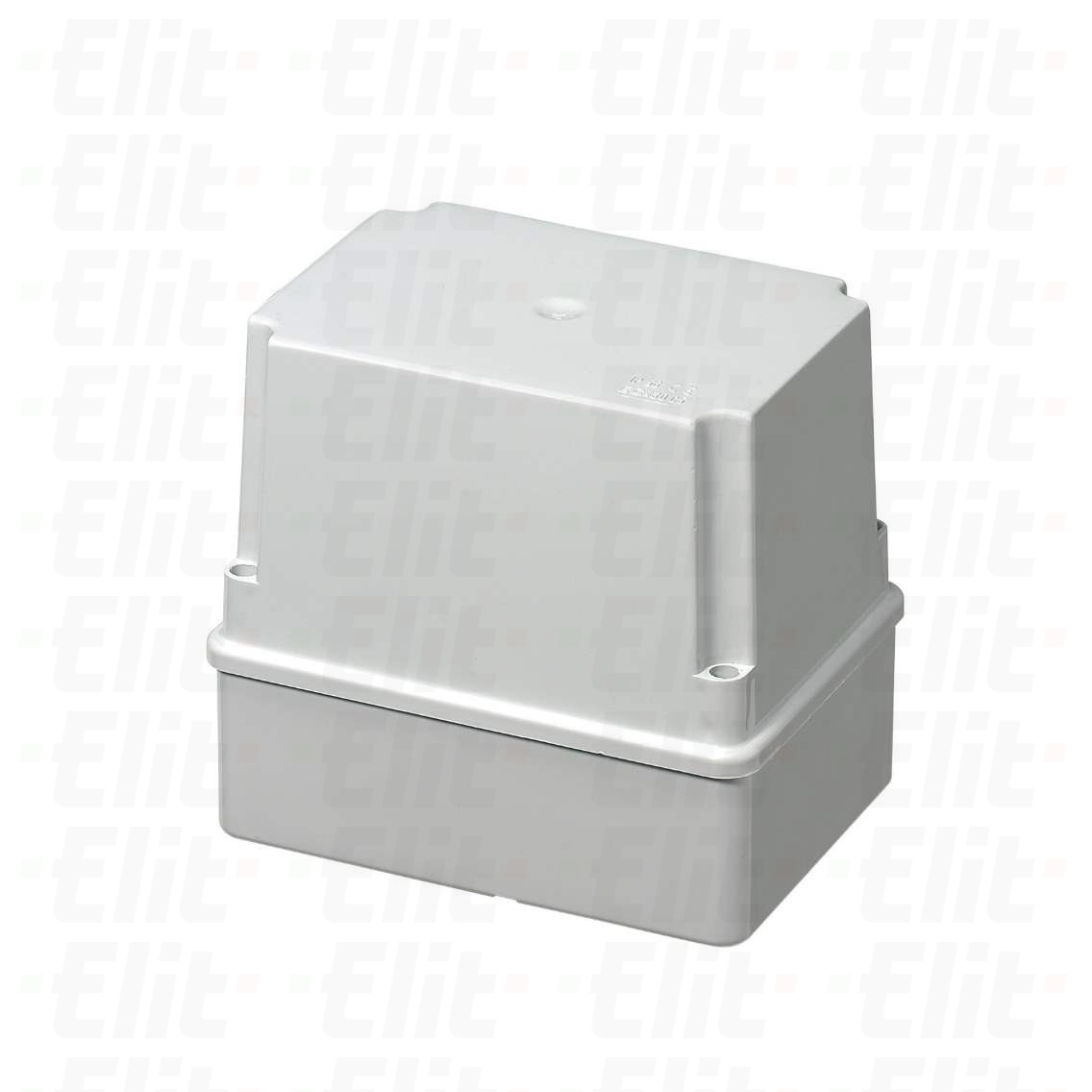 Puszka bezhalogenowa n/t gładka z pokrywą wysoka herm.IP56 120°C Poliwęglan szara PV 150x110x140