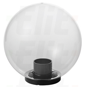Lampa ogrodowa kula  fi 30 cm E27 GLOBE transparentna