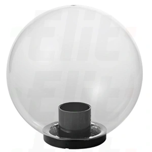 Lampa ogrodowa kula  fi 30 cm E27 GLOBE transparentna