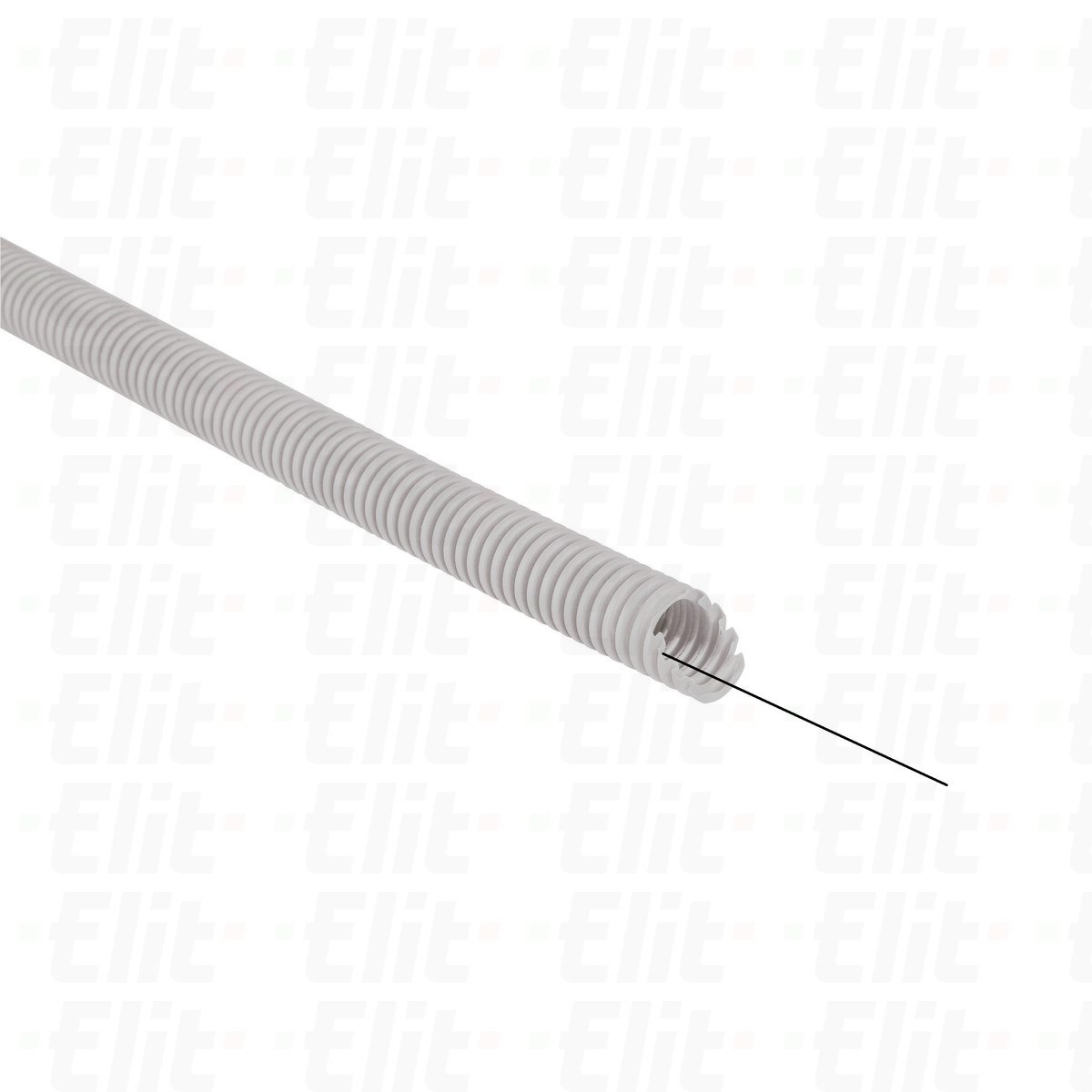Rura karbowana 1250N szara z pilotem samogasnąca niska emisja halogenów 25mm PV UV -25°C +90°C /50m/