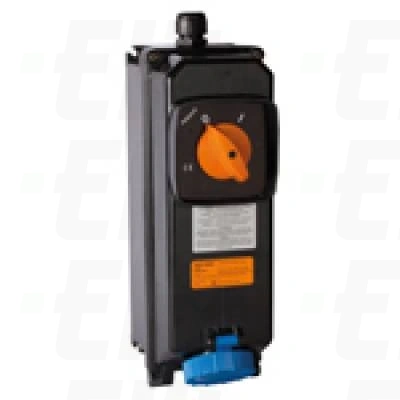 Gniazdo stałe z wyłącznikiem i blokadą GRP ATEX 3P+N+E 32A 400V 6H IP66/67 EX CAT. 2D 3G
